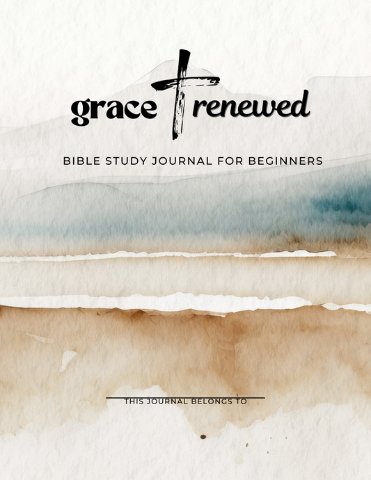 Bible Study Journal For Beginners