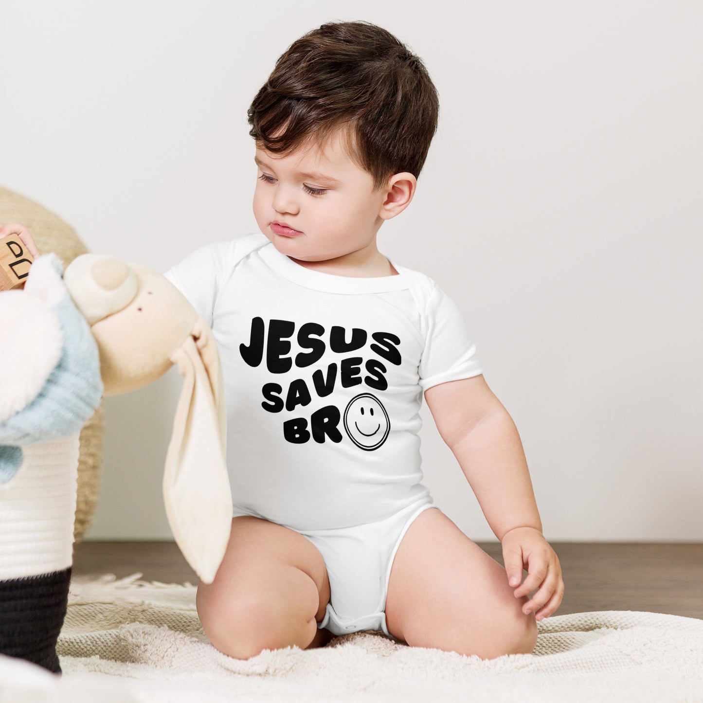 Jesus Saves Bro onsie