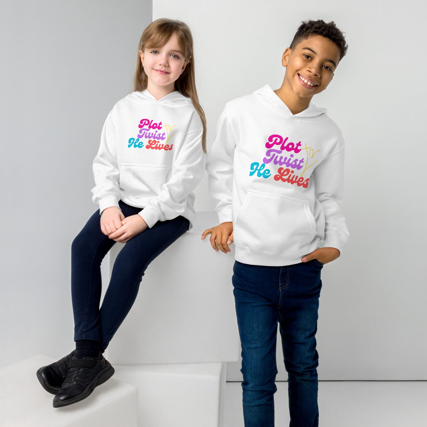 Plot Twist Kids fleece hoodie