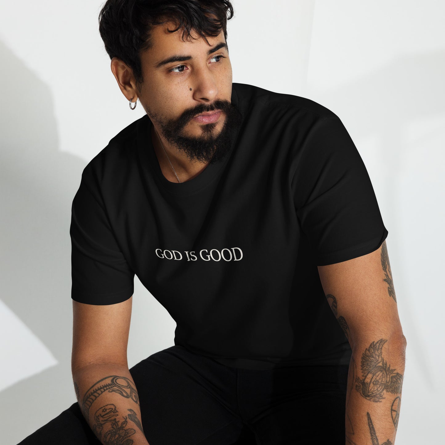 Men’s God is Good heavyweight tee