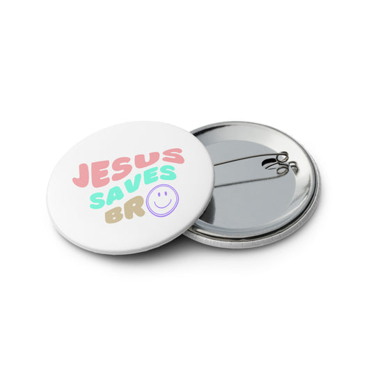 Jesus Saves Bro Button