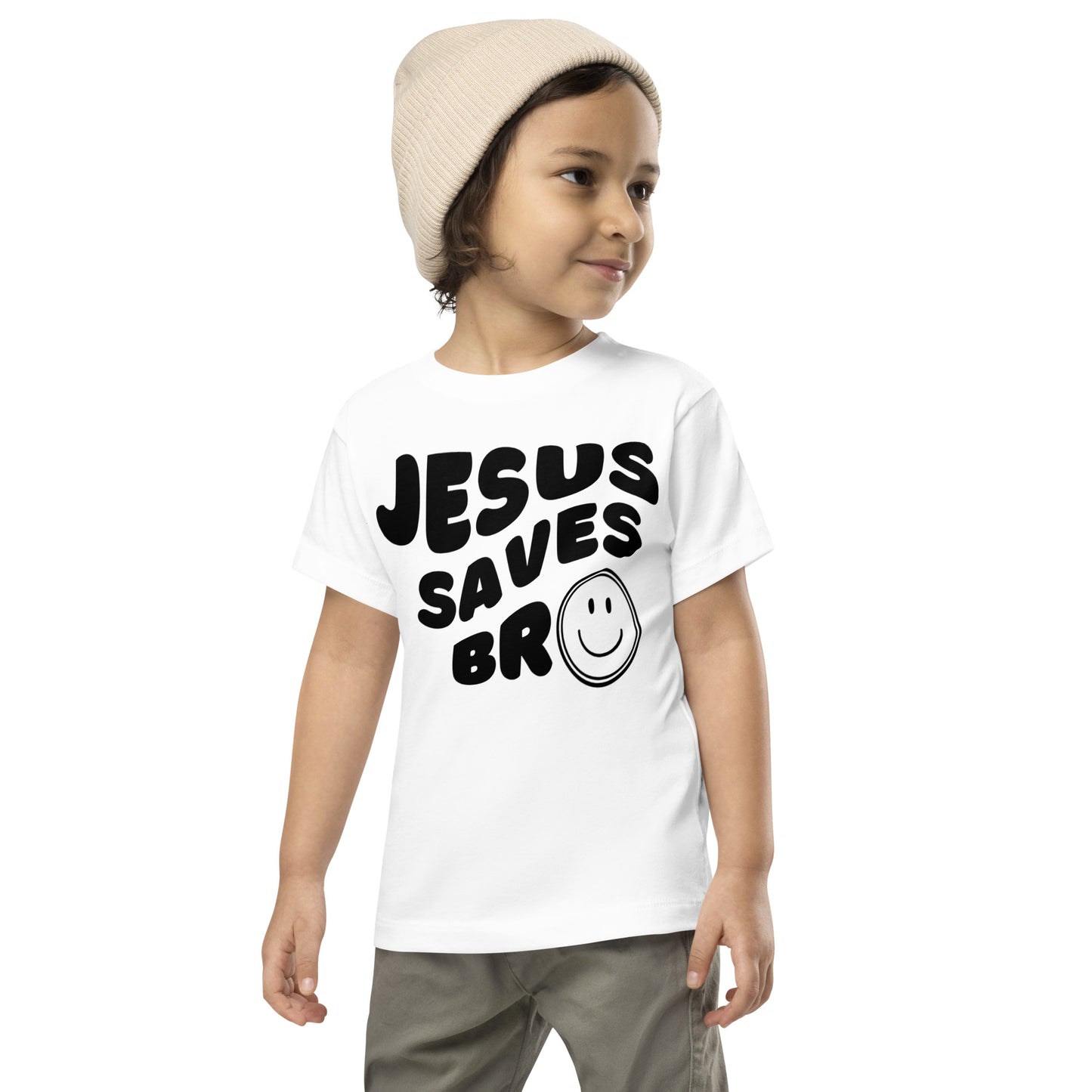 Toddler Jesus Saves Bro Tee