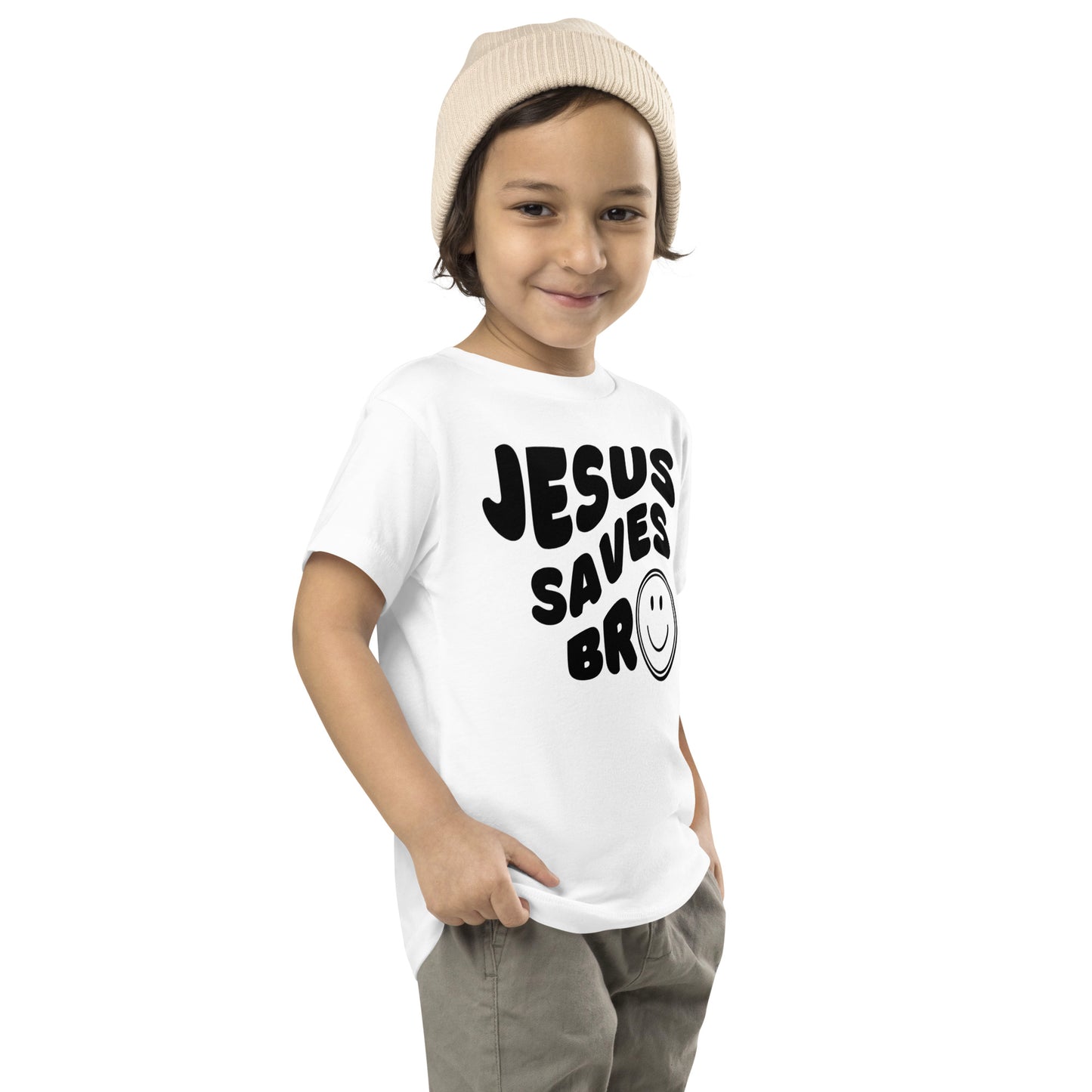 Toddler Jesus Saves Bro Tee