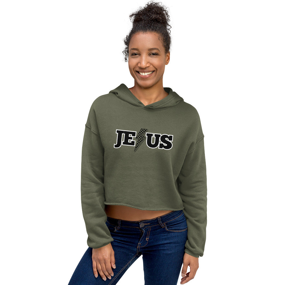 Jesus Crop Hoodie