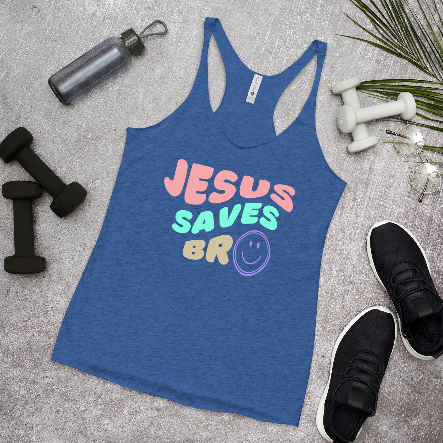 Women's Jesus Saves Bro Racerback Tank